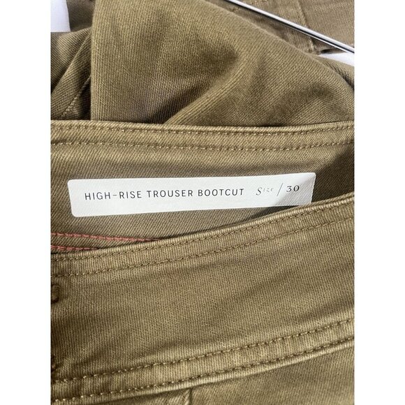 Pilcro and the Letterpress Anthropologie High Rise Trouser Bootcut Jeans Size 30 - Picture 8 of 9